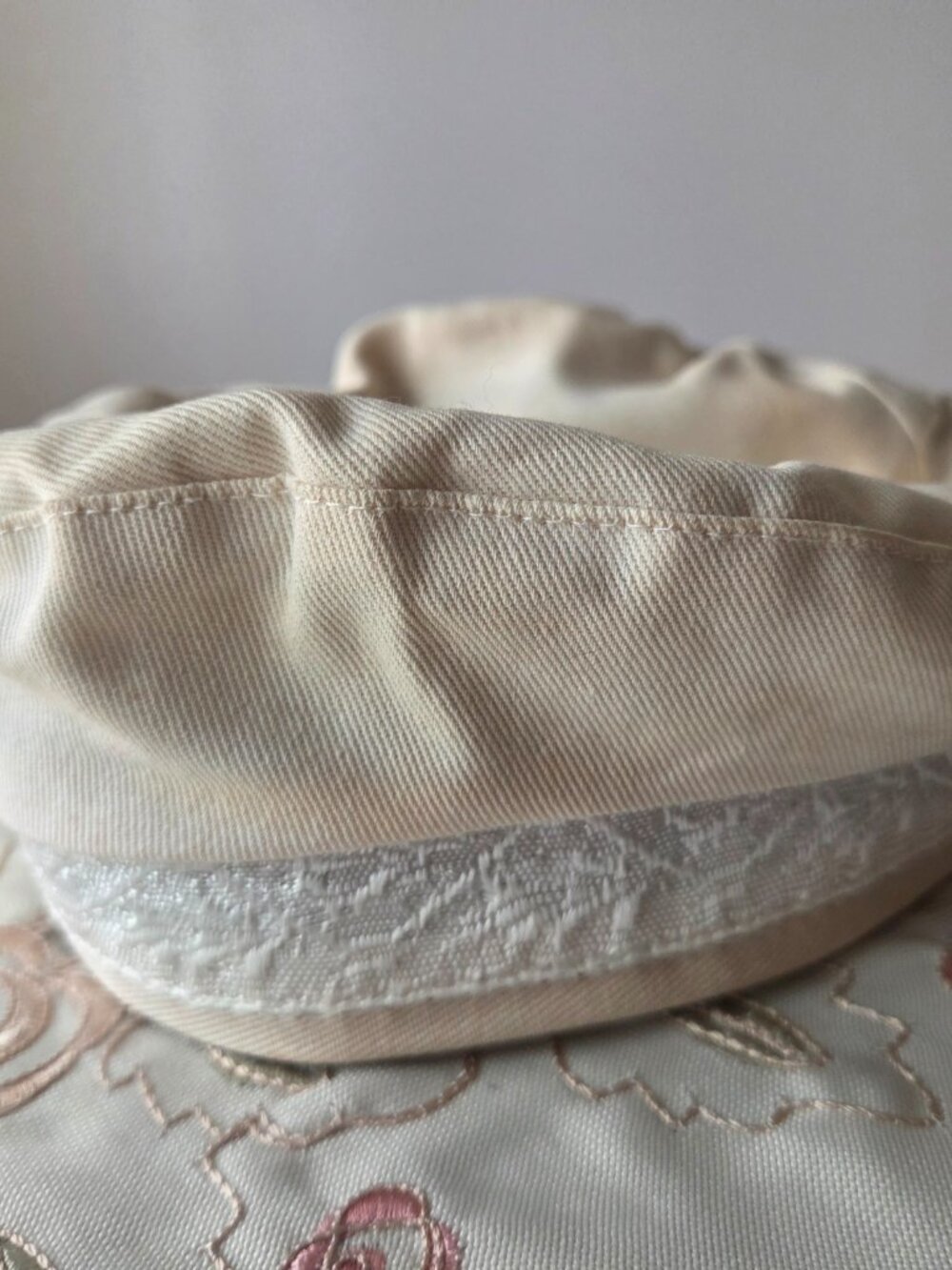 NWOT Vintage Aegean San Francisco-Athens Ivory Colored Greek Fishing Hat - Picture 4 of 9
